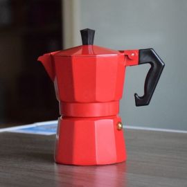 Cafetier 3 tasse - rouge